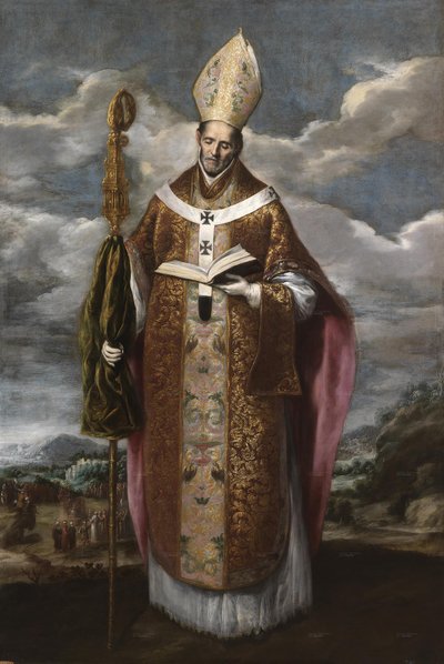 Saint Ildefonso by El Greco